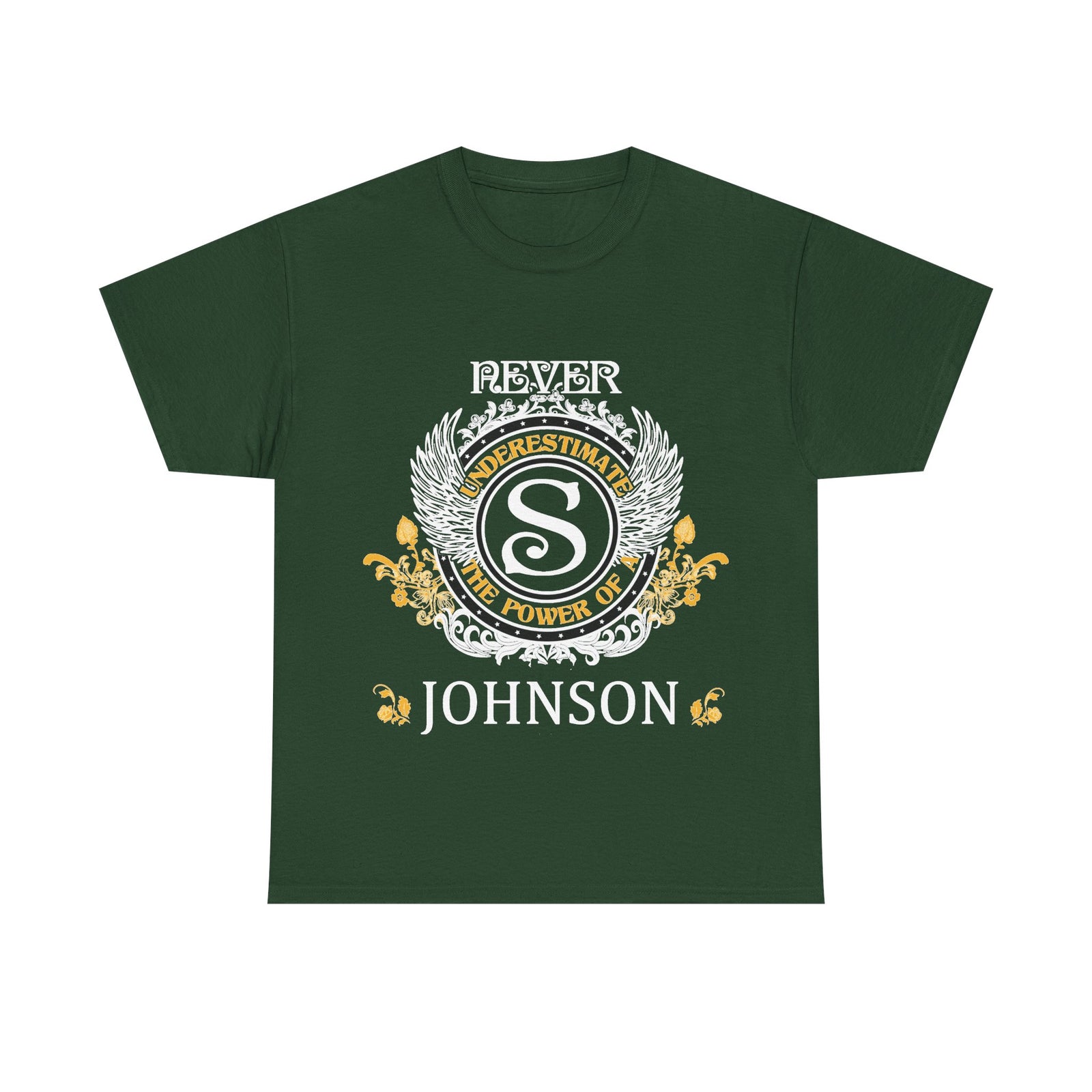 Never Underestimate The Power - Johnson Crest — Unisex Tee
