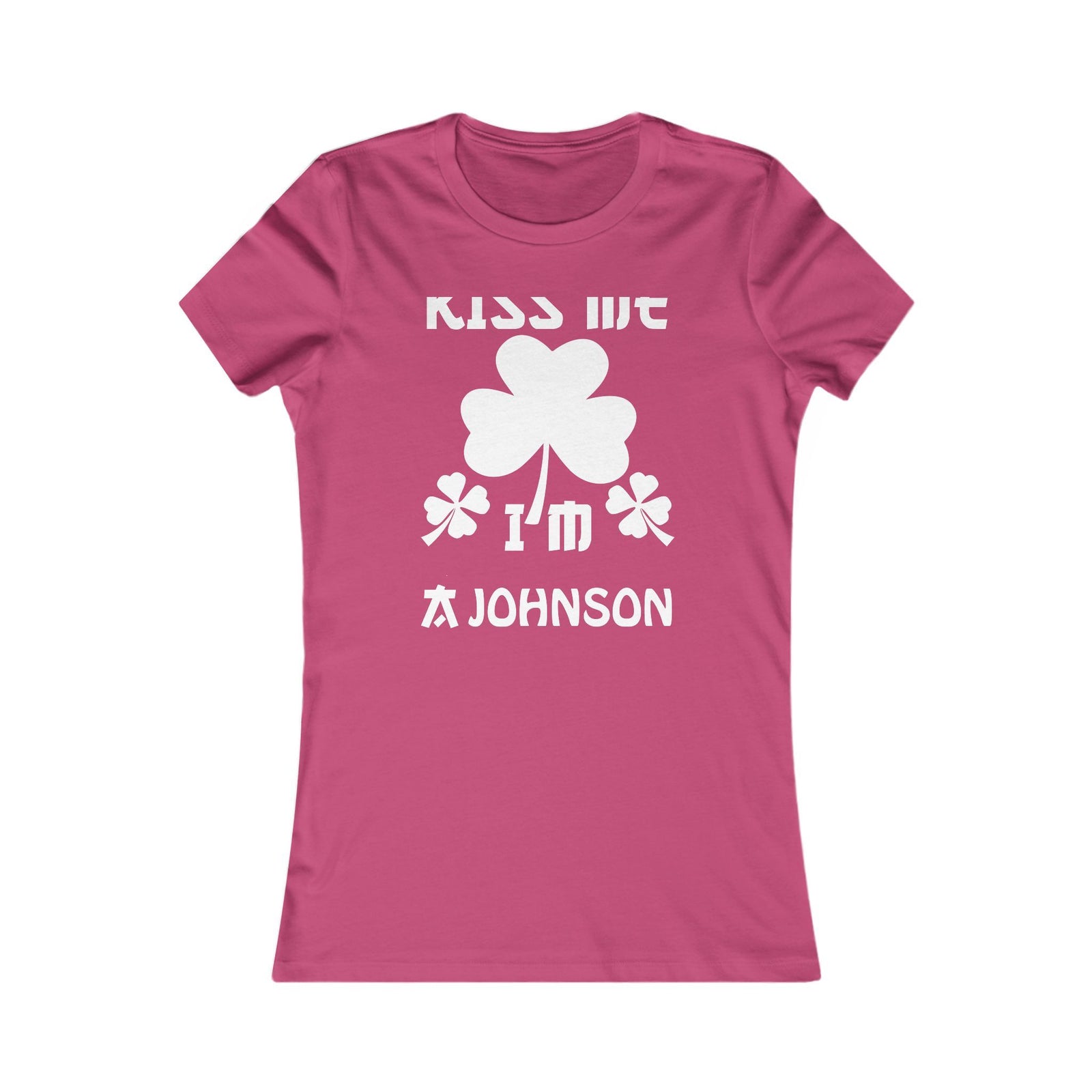 Kiss Me I'm Shamrock Fun — Women Tee