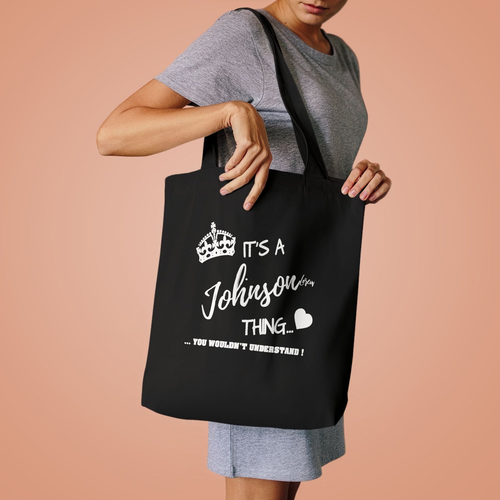 Wispy White Feather Silhouette — Cotton Tote Bag