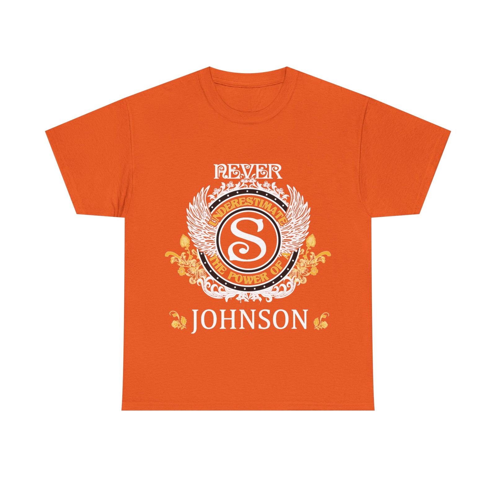 Never Underestimate The Power - Johnson Crest — Unisex Tee