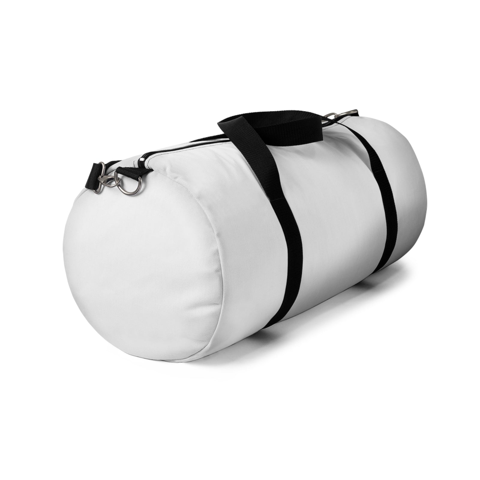 Wispy White Feather Silhouette — Duffel Bag
