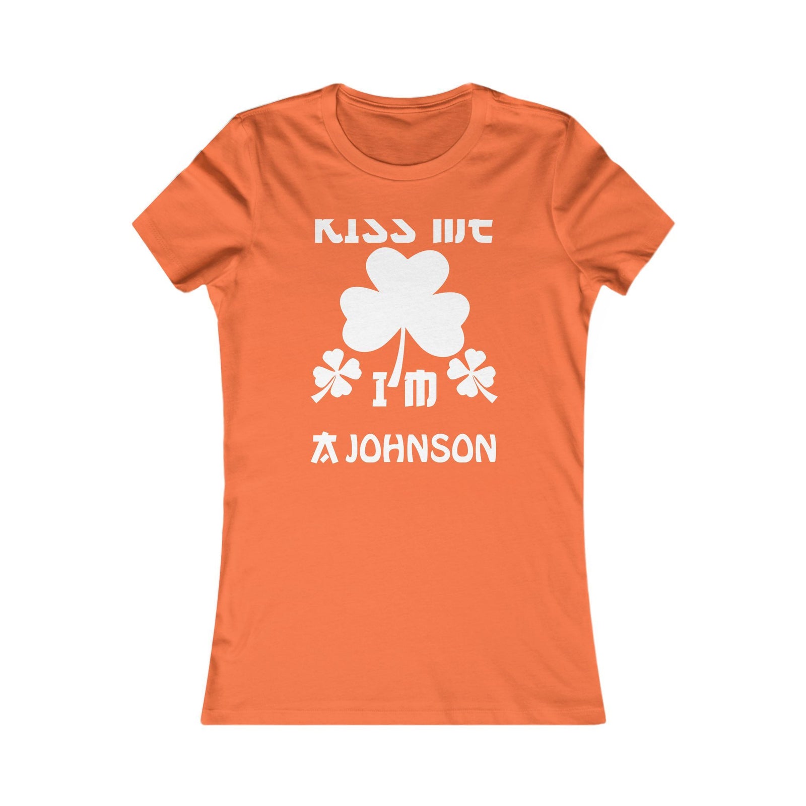 Kiss Me I'm Shamrock Fun — Women Tee