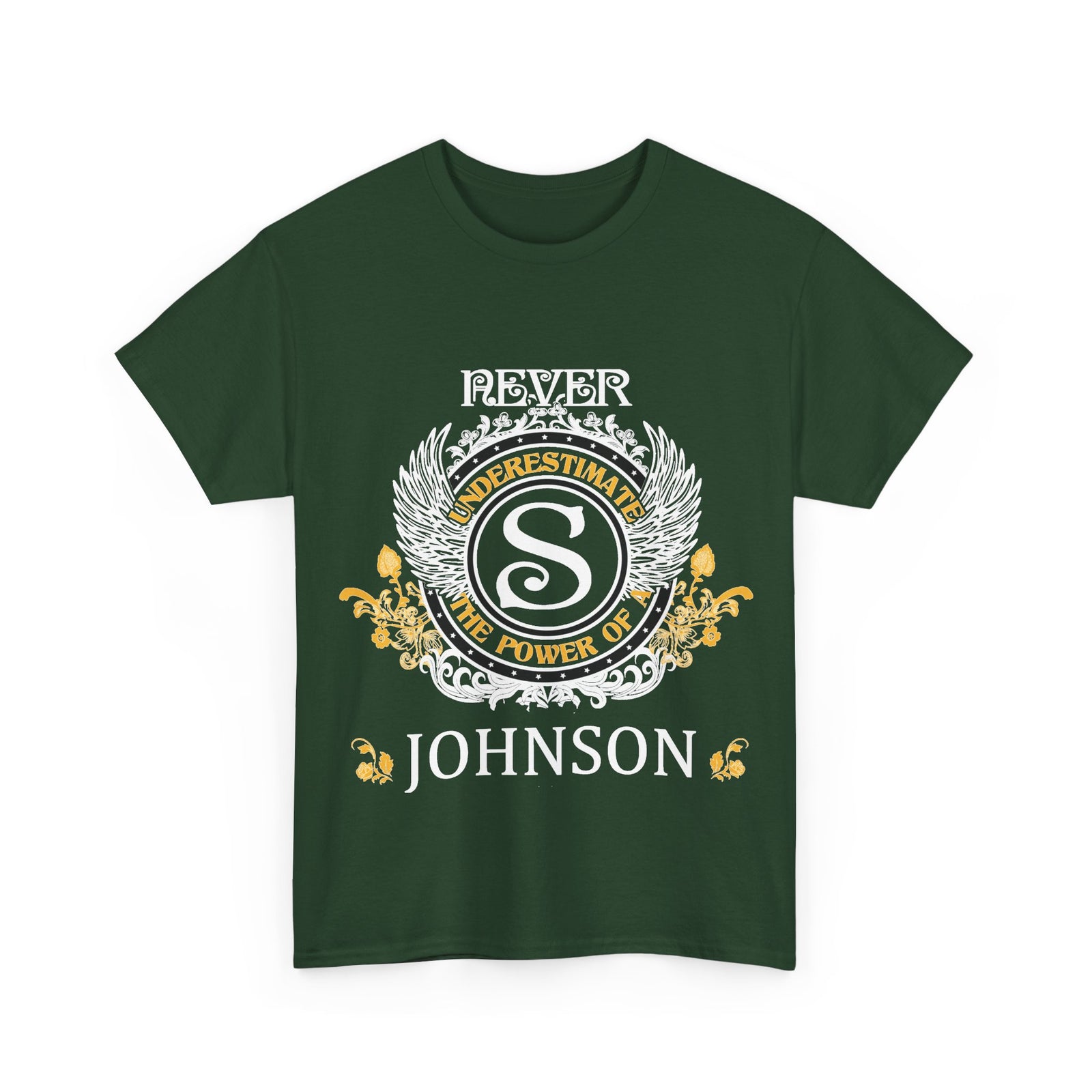 Never Underestimate The Power - Johnson Crest — Unisex Tee