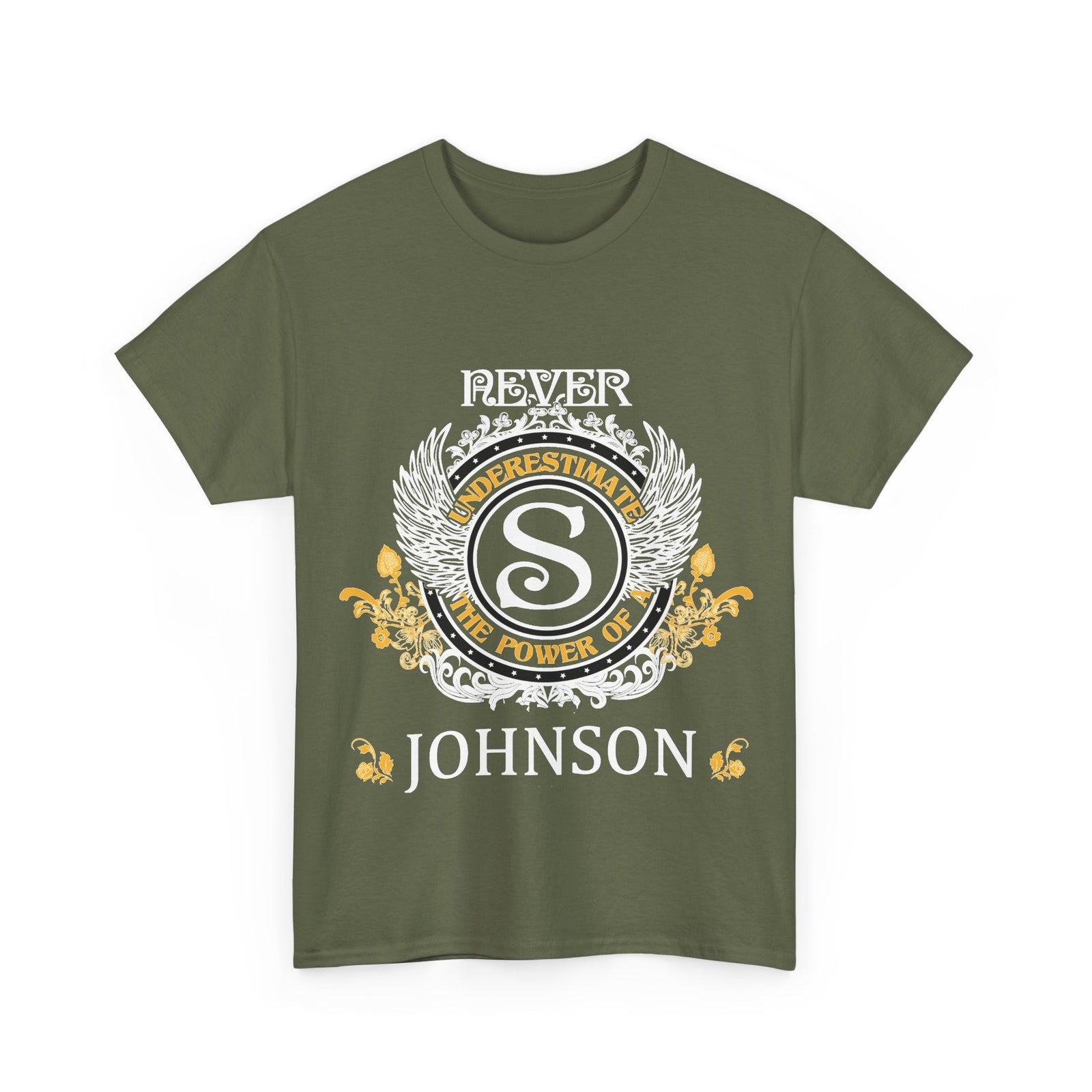 Never Underestimate The Power - Johnson Crest — Unisex Tee