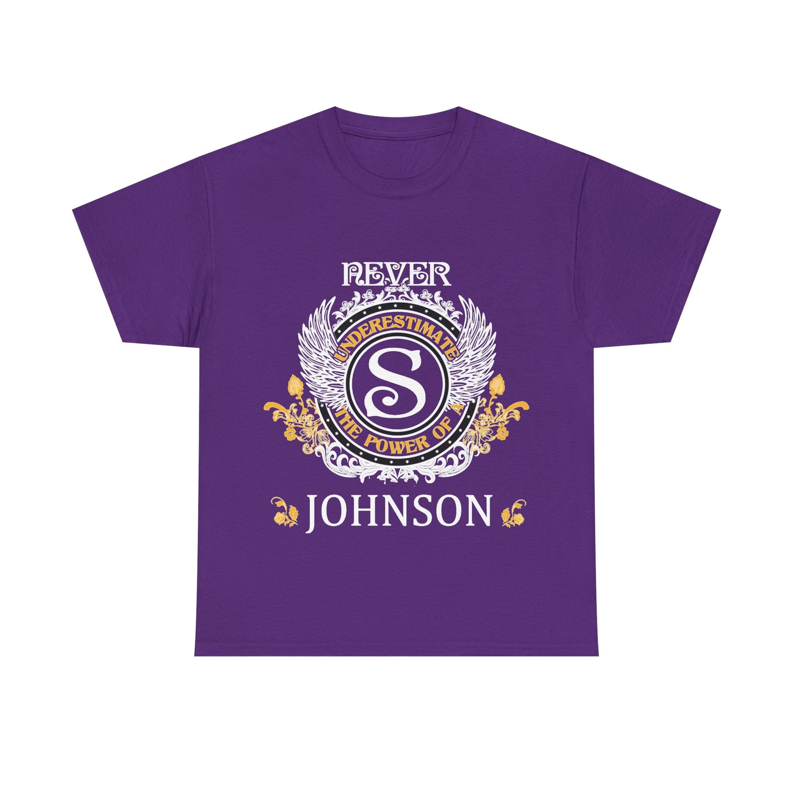 Never Underestimate The Power - Johnson Crest — Unisex Tee