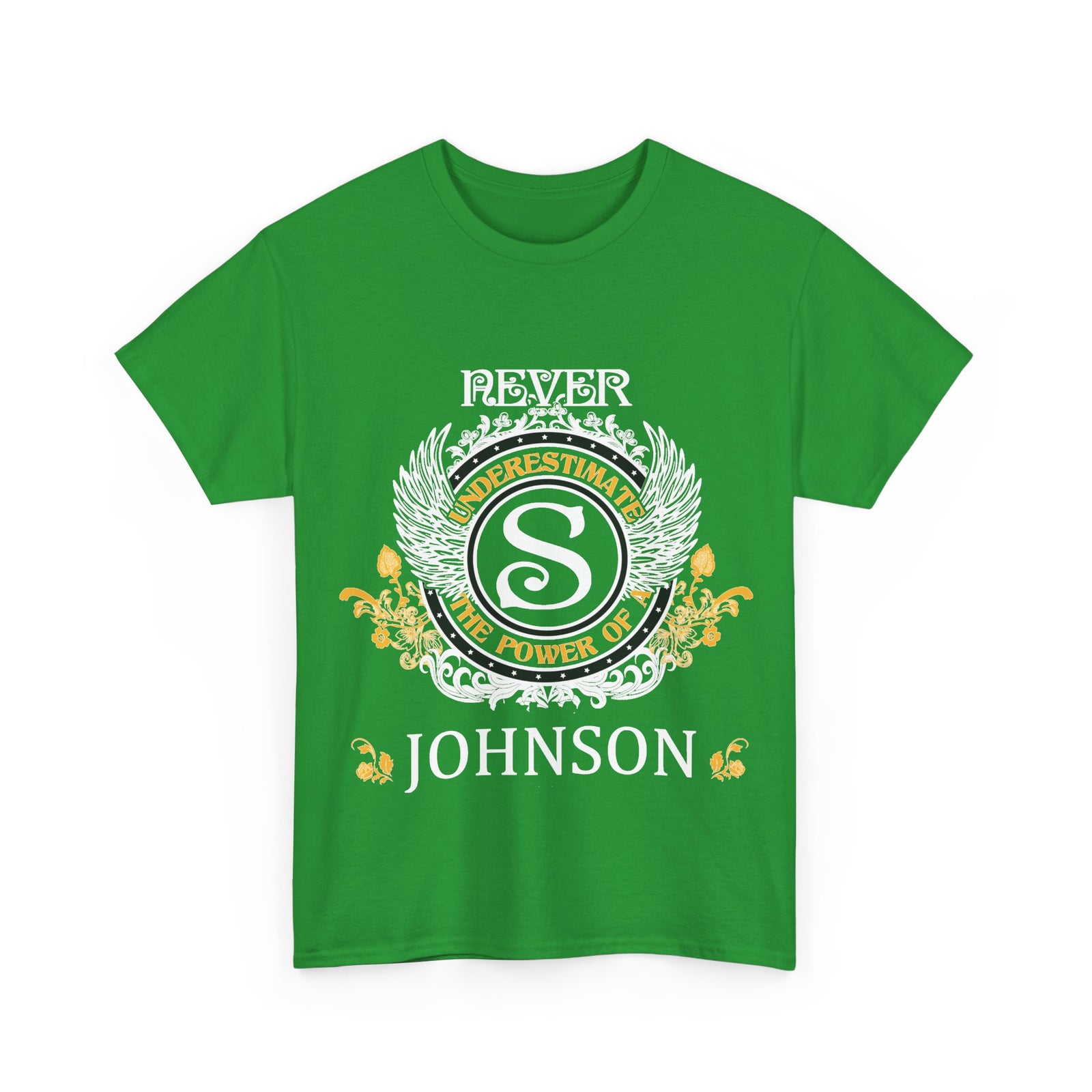 Never Underestimate The Power - Johnson Crest — Unisex Tee