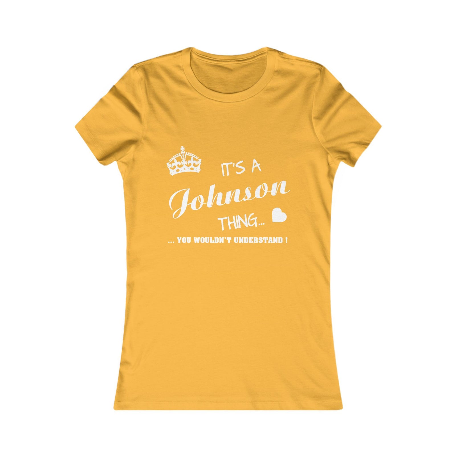 Simple Classic Black Text Design — Women Tee