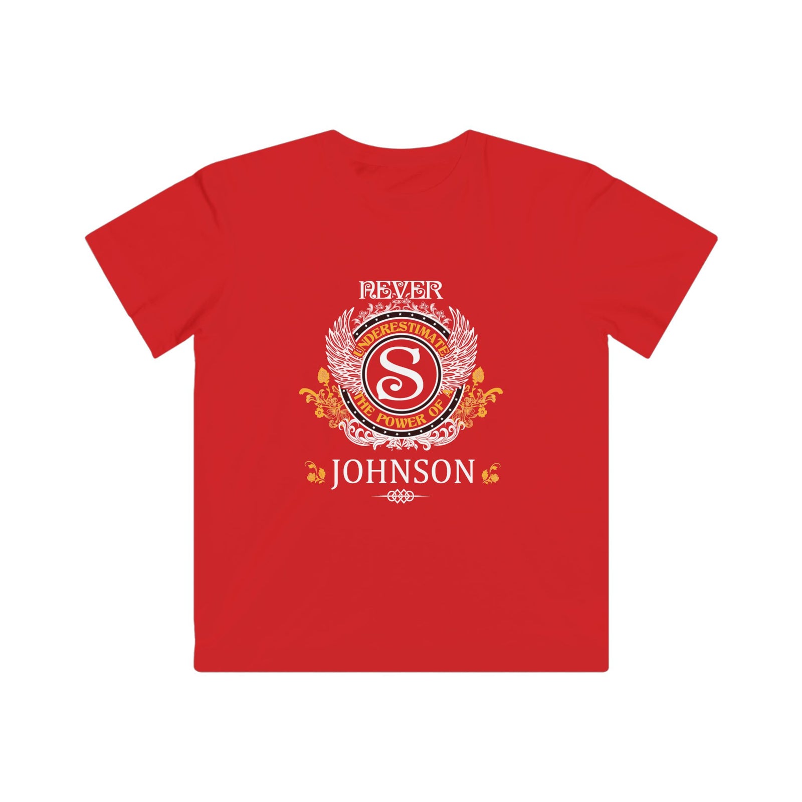 Never Underestimate The Power - Johnson Crest — Kids
