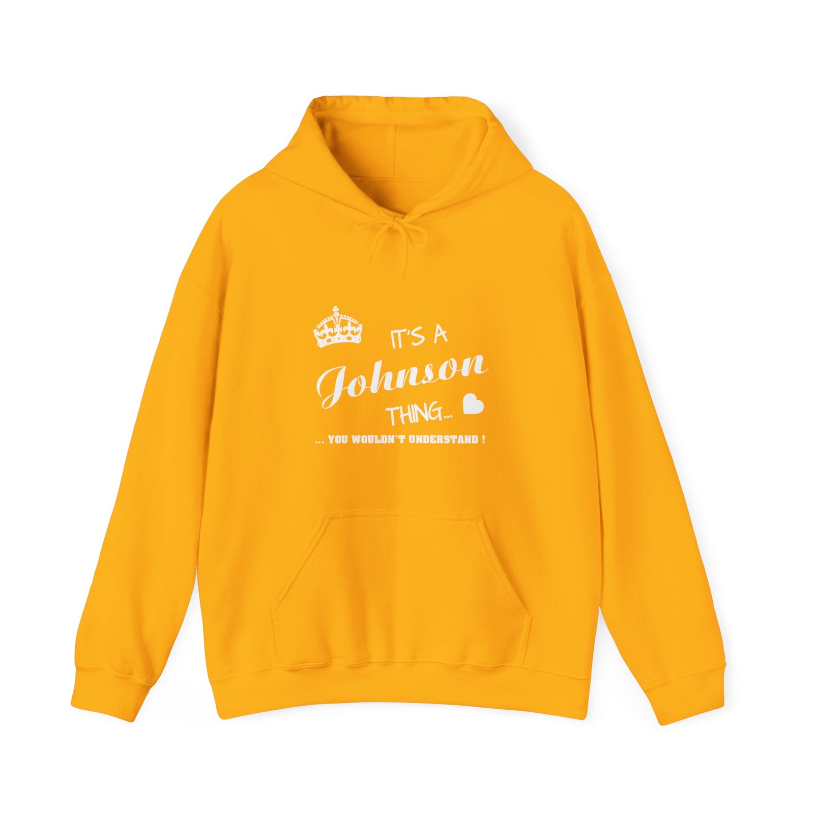 Simple Classic Black Text Design — Hoodie