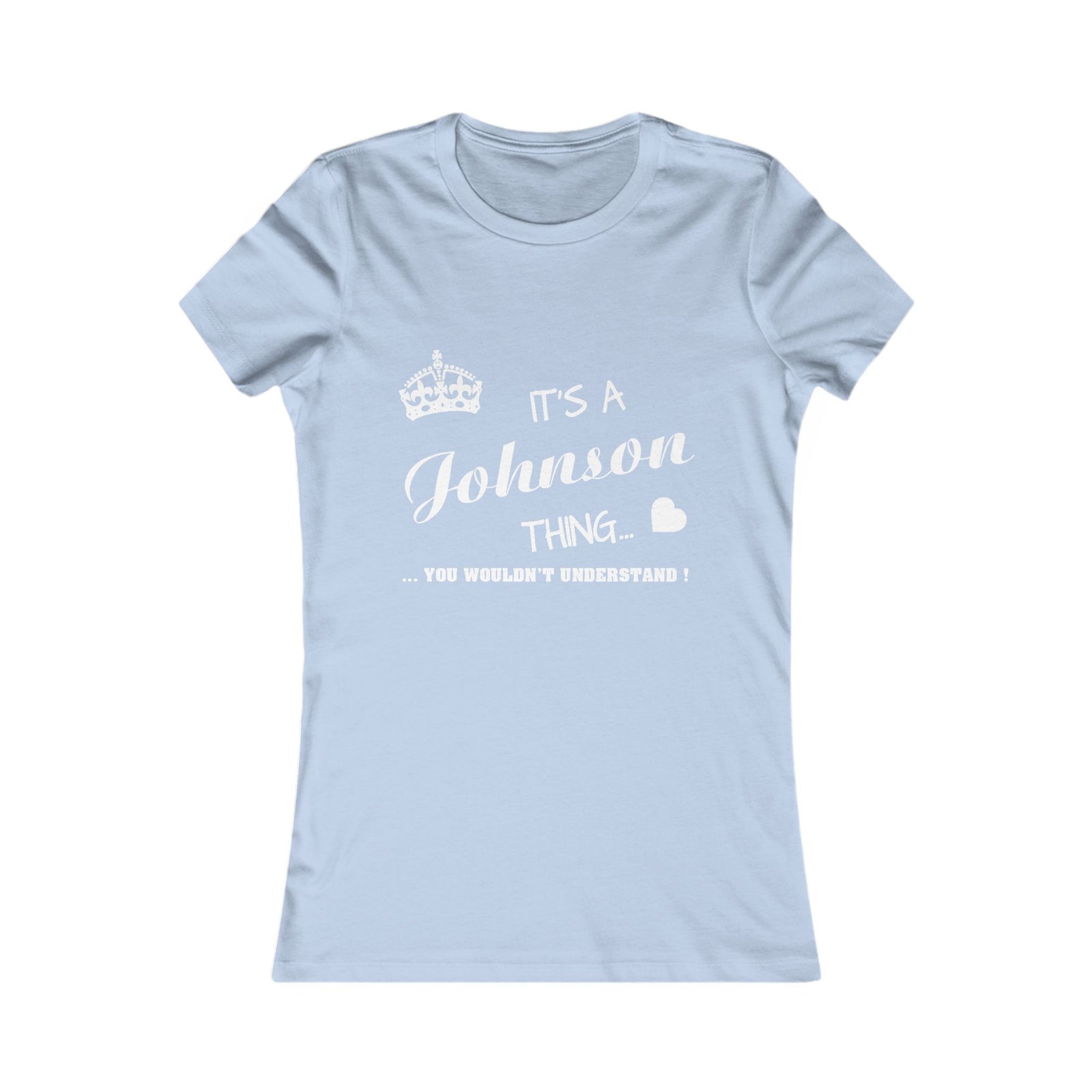 Simple Classic Black Text Design — Women Tee