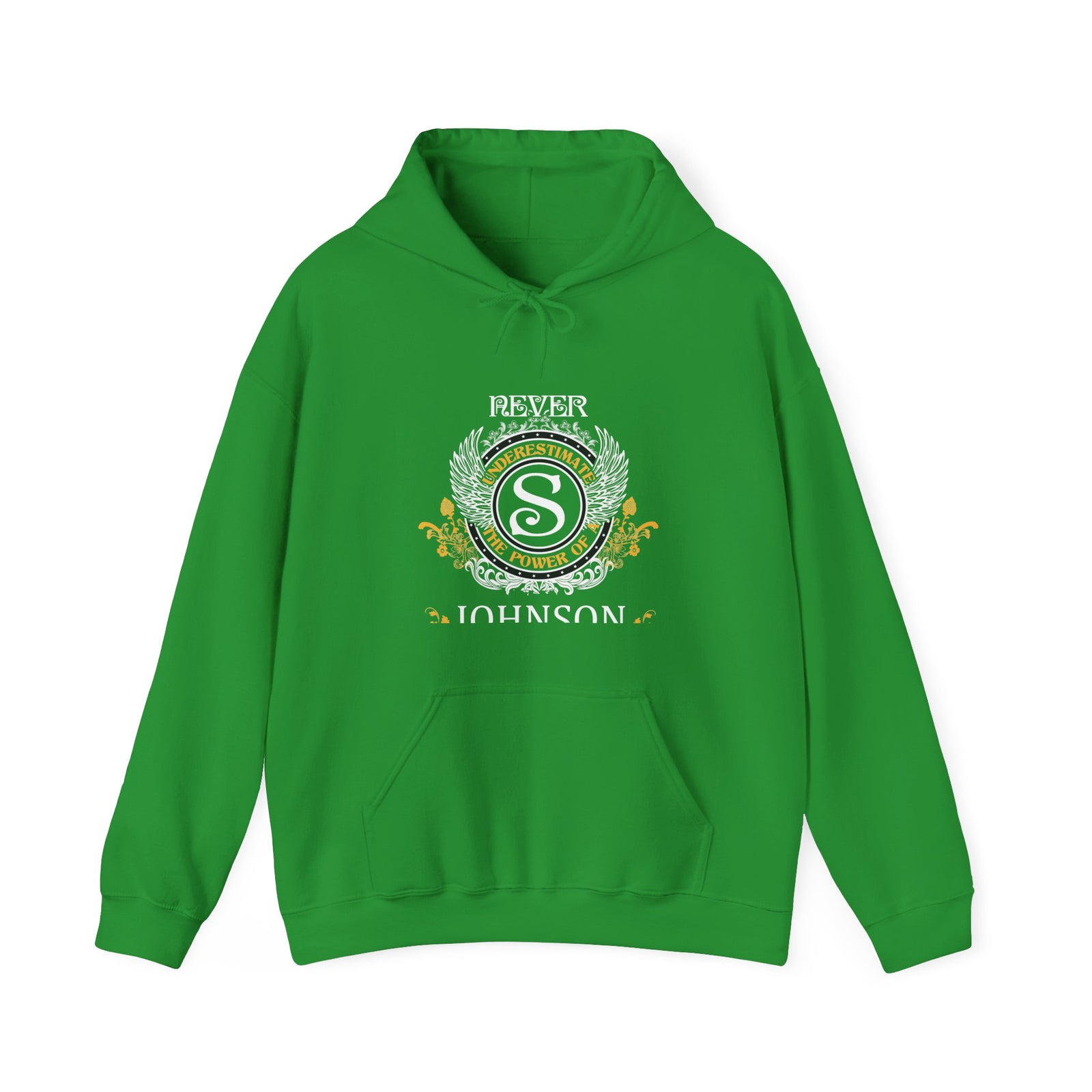 Never Underestimate The Power - Johnson Crest — Hoodie