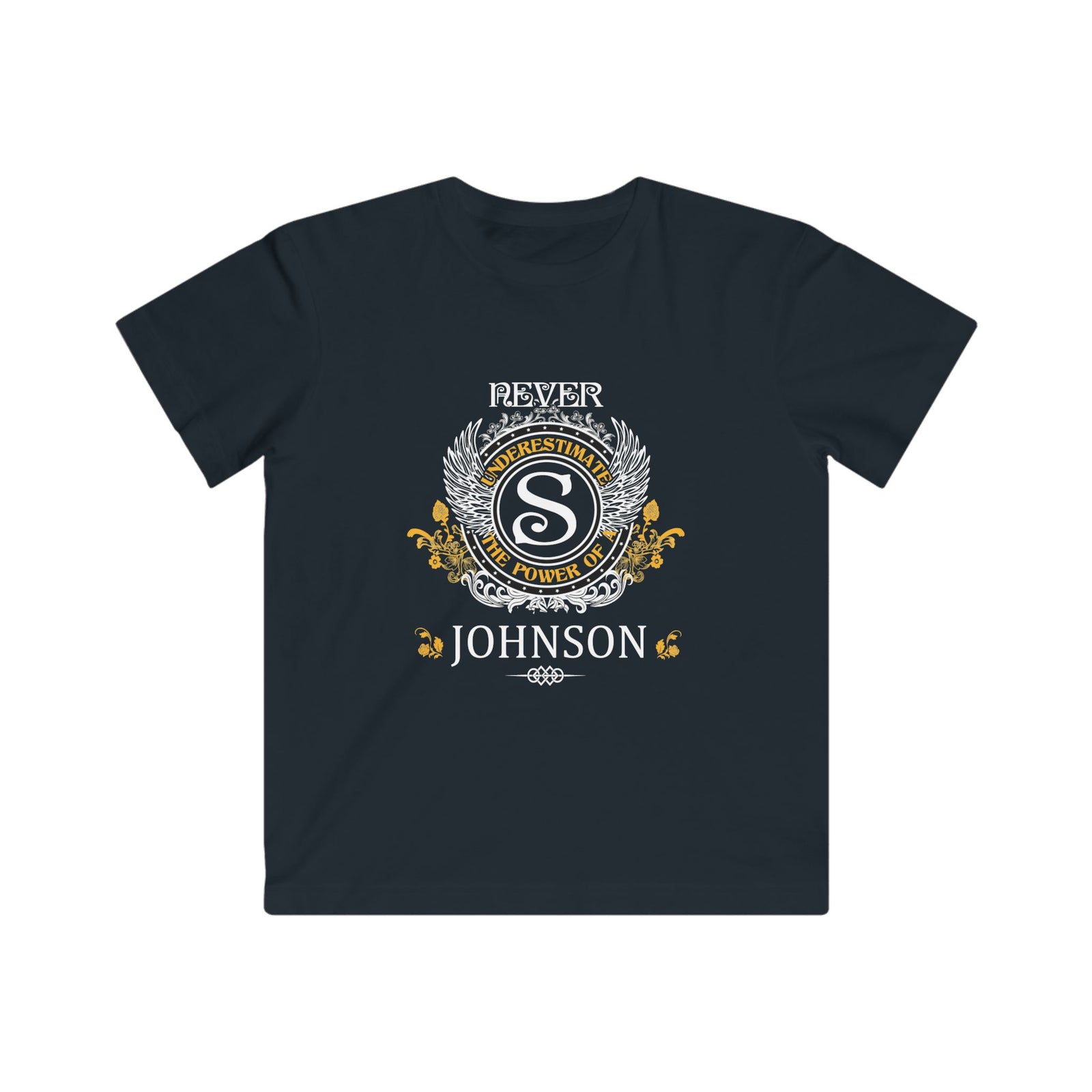 Never Underestimate The Power - Johnson Crest — Kids