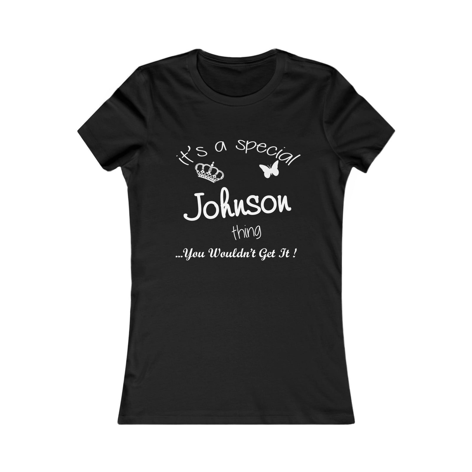 White Minimalist Butterfly Silhouette — Women Tee