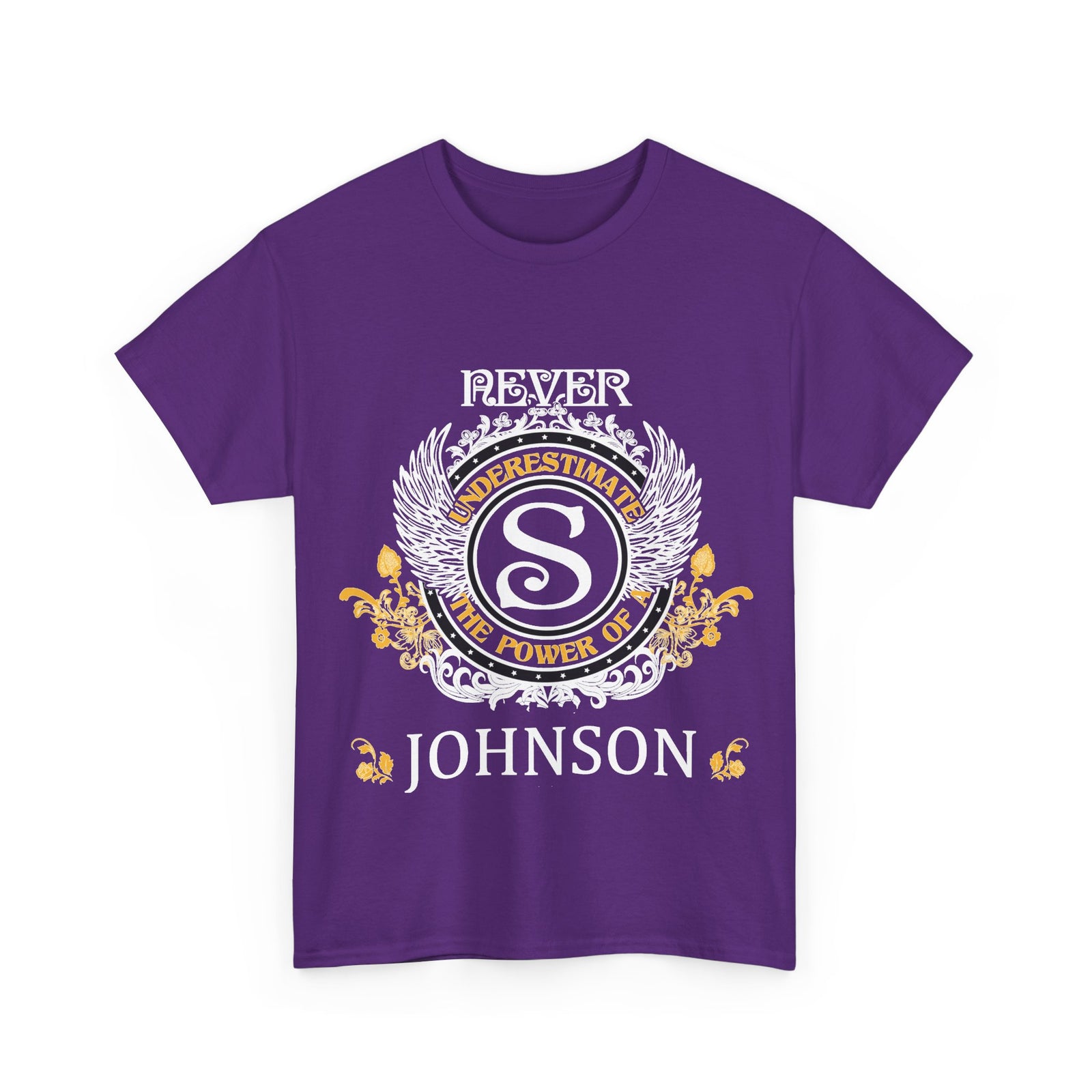 Never Underestimate The Power - Johnson Crest — Unisex Tee