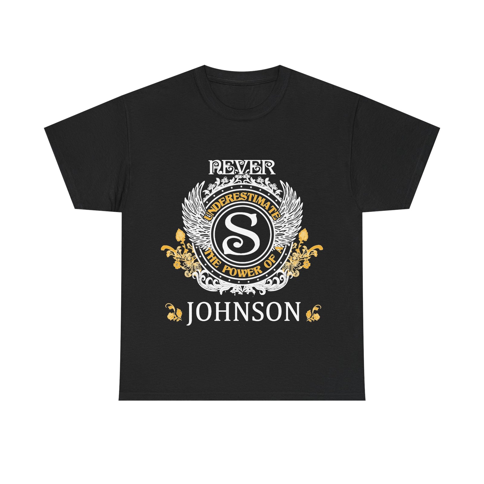 Never Underestimate The Power - Johnson Crest — Unisex Tee
