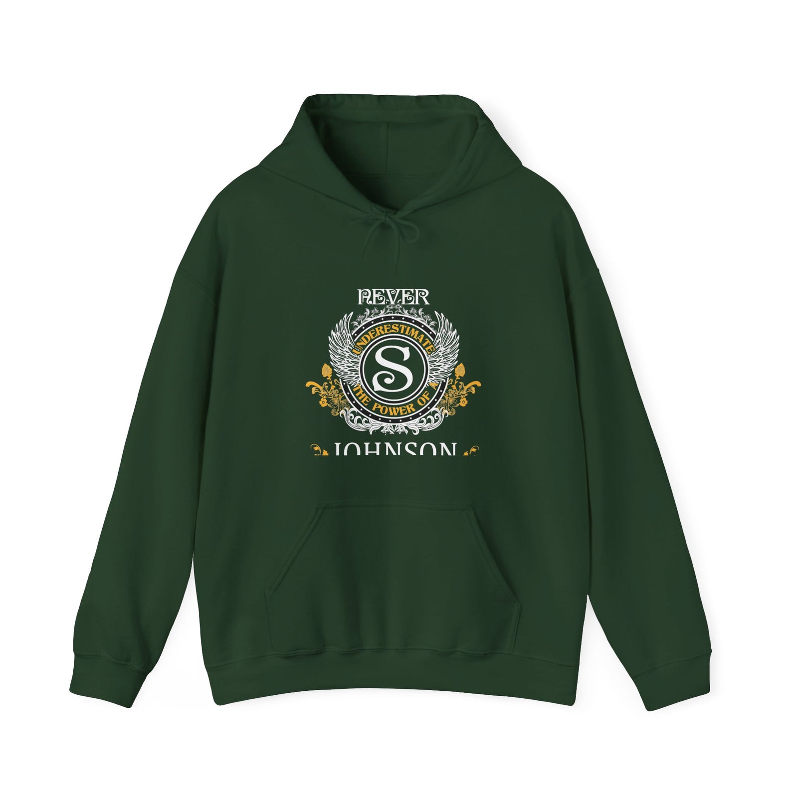 Never Underestimate The Power - Johnson Crest — Hoodie