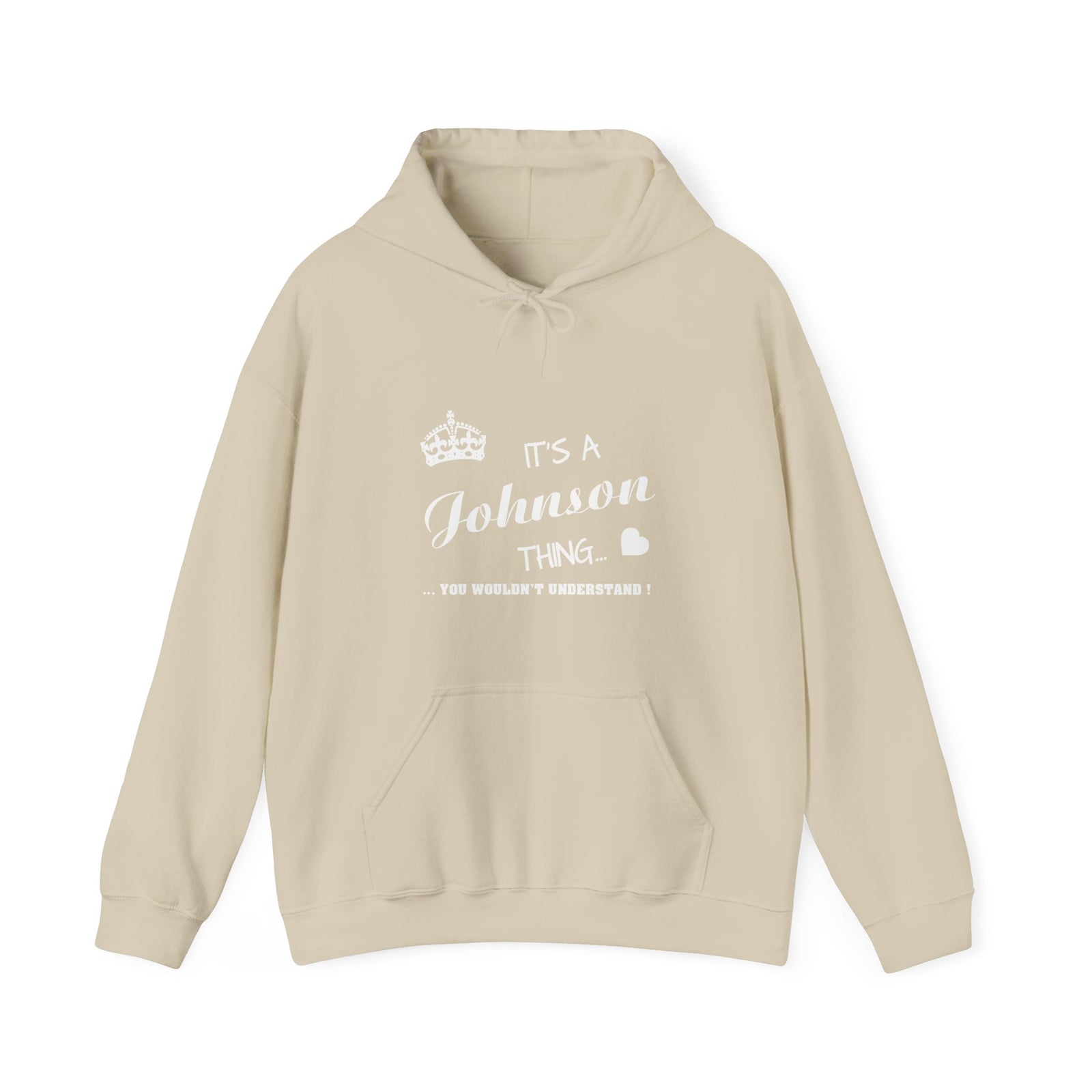 Simple Classic Black Text Design — Hoodie