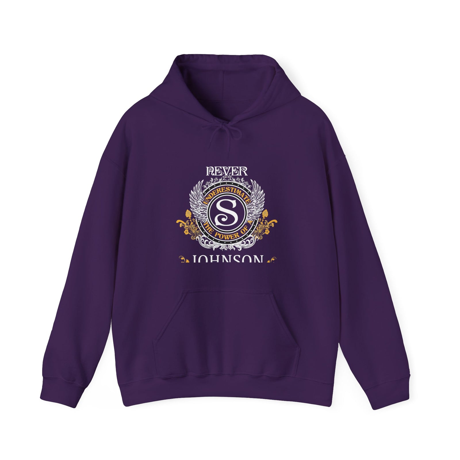 Never Underestimate The Power - Johnson Crest — Hoodie