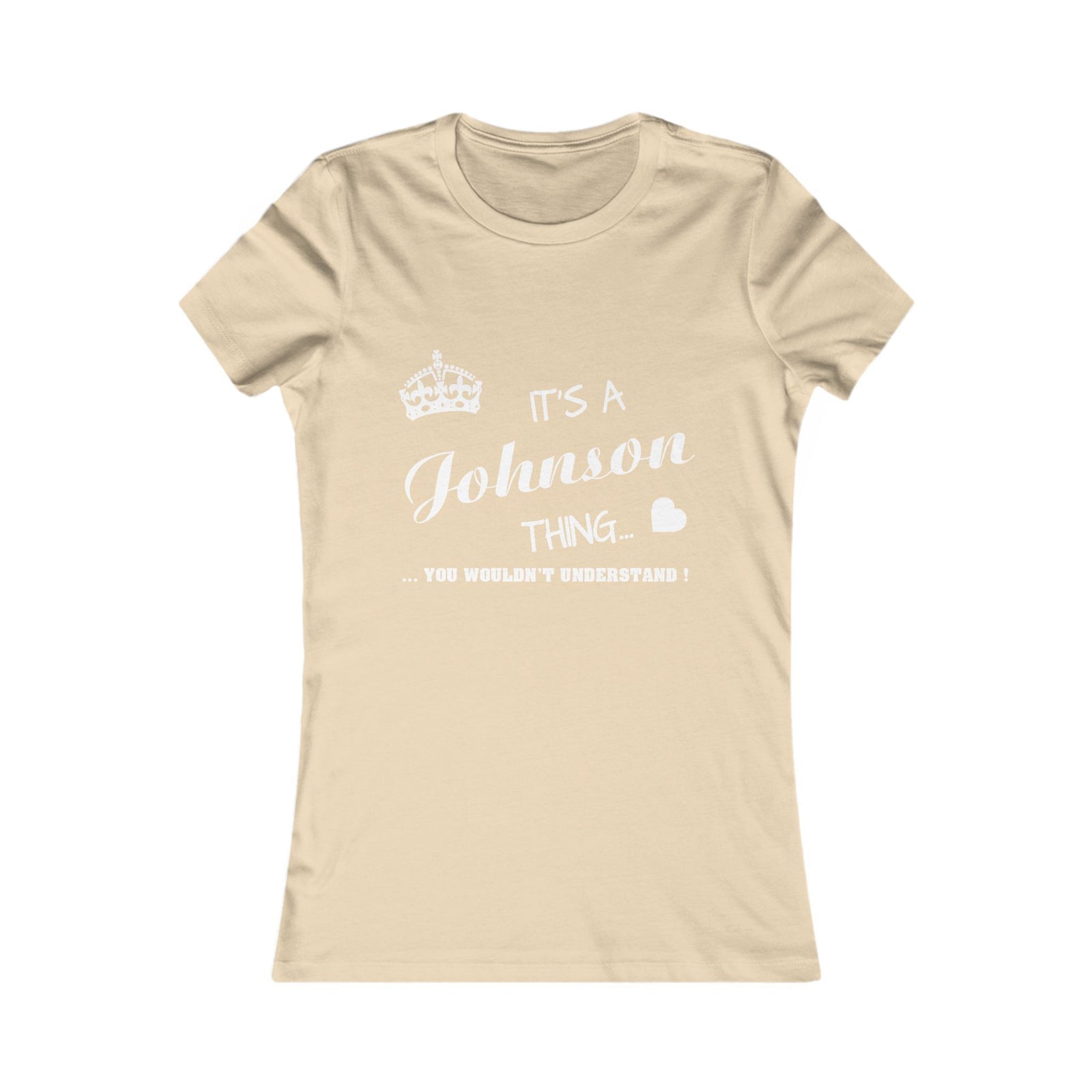 Simple Classic Black Text Design — Women Tee