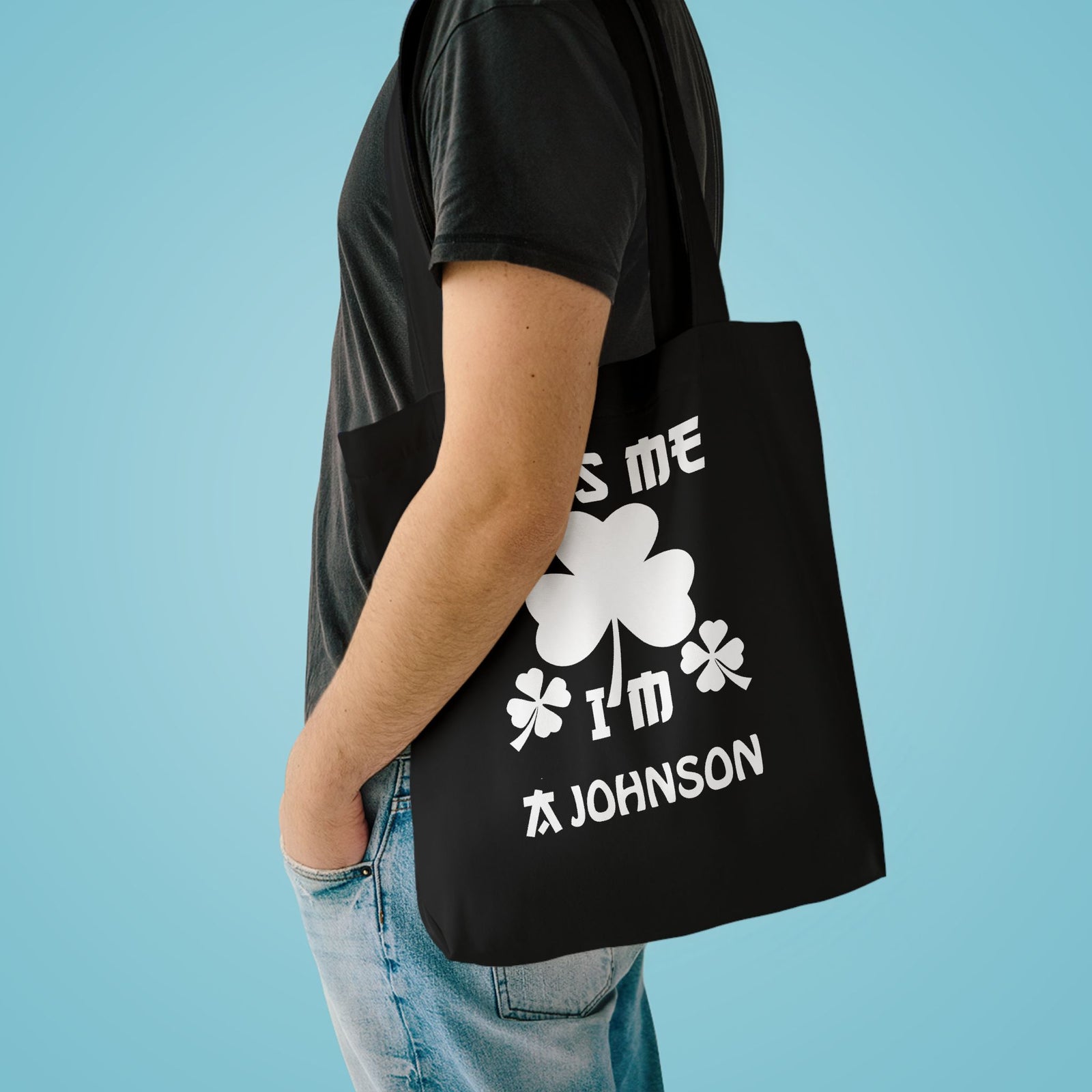 Kiss Me I'm Shamrock Fun — Cotton Tote Bag