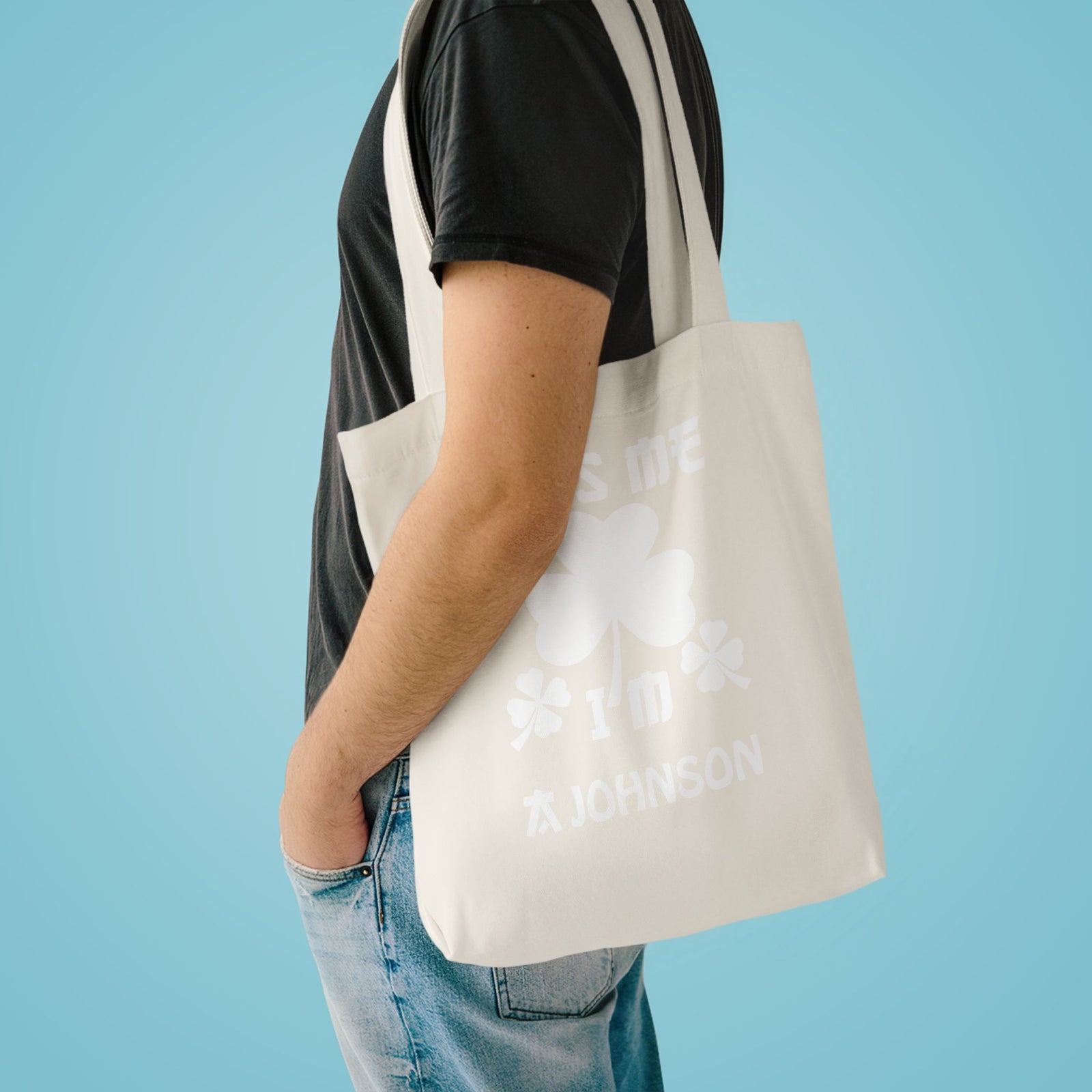 Kiss Me I'm Shamrock Fun — Cotton Tote Bag