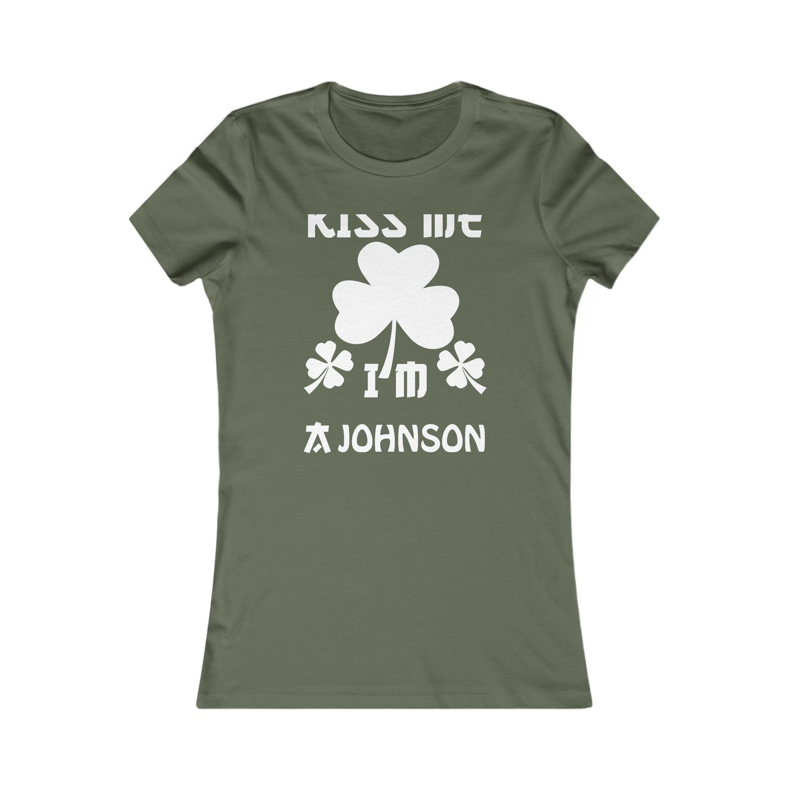 Kiss Me I'm Shamrock Fun — Women Tee