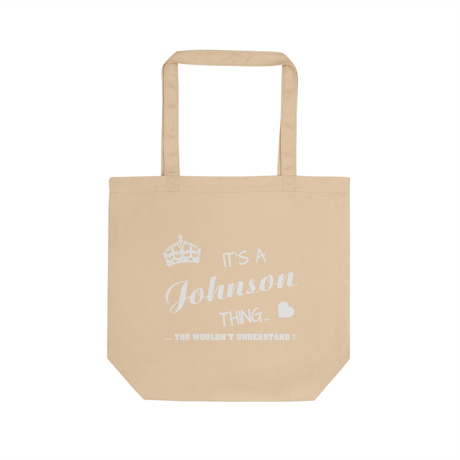 Simple Classic Black Text Design — Eco Tote Bag