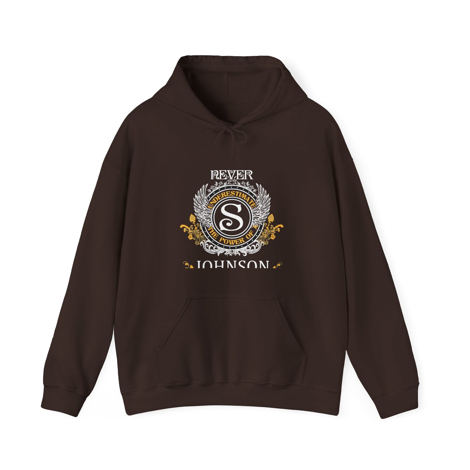 Never Underestimate The Power - Johnson Crest — Hoodie