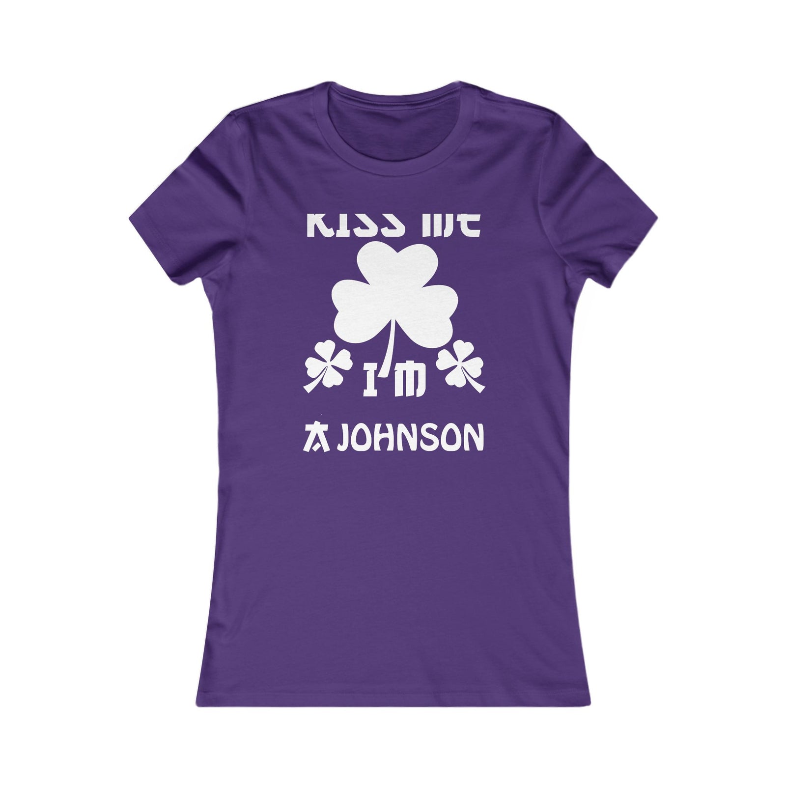 Kiss Me I'm Shamrock Fun — Women Tee