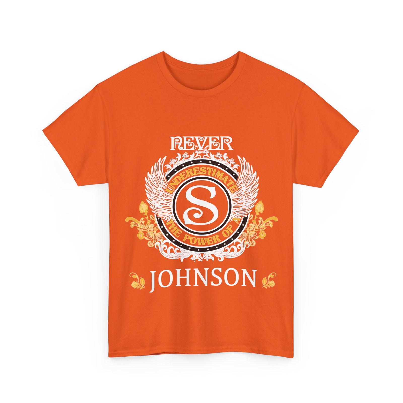 Never Underestimate The Power - Johnson Crest — Unisex Tee
