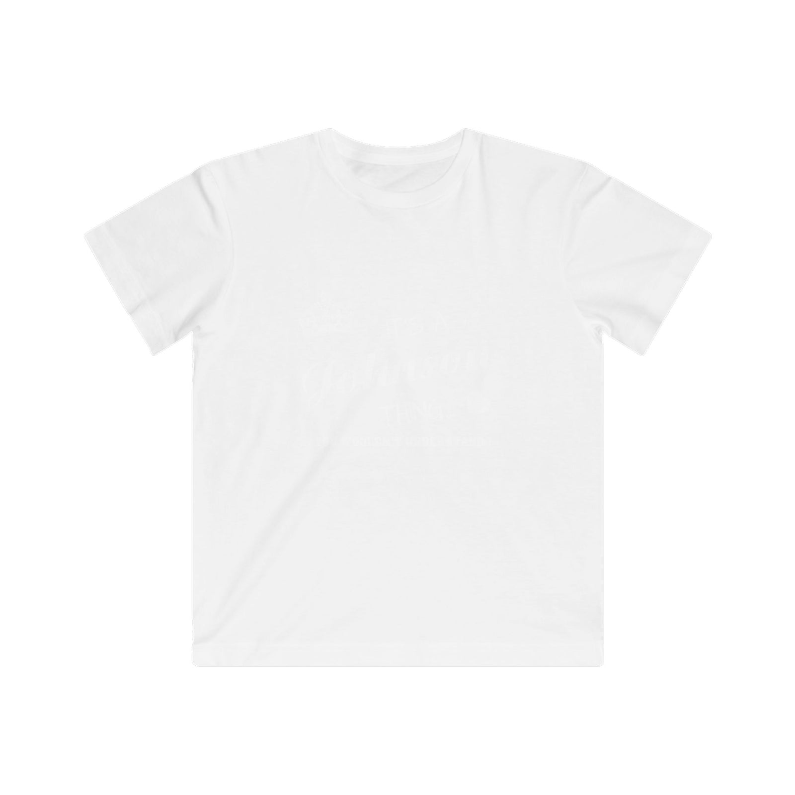 Simple Classic Black Text Design — Kids